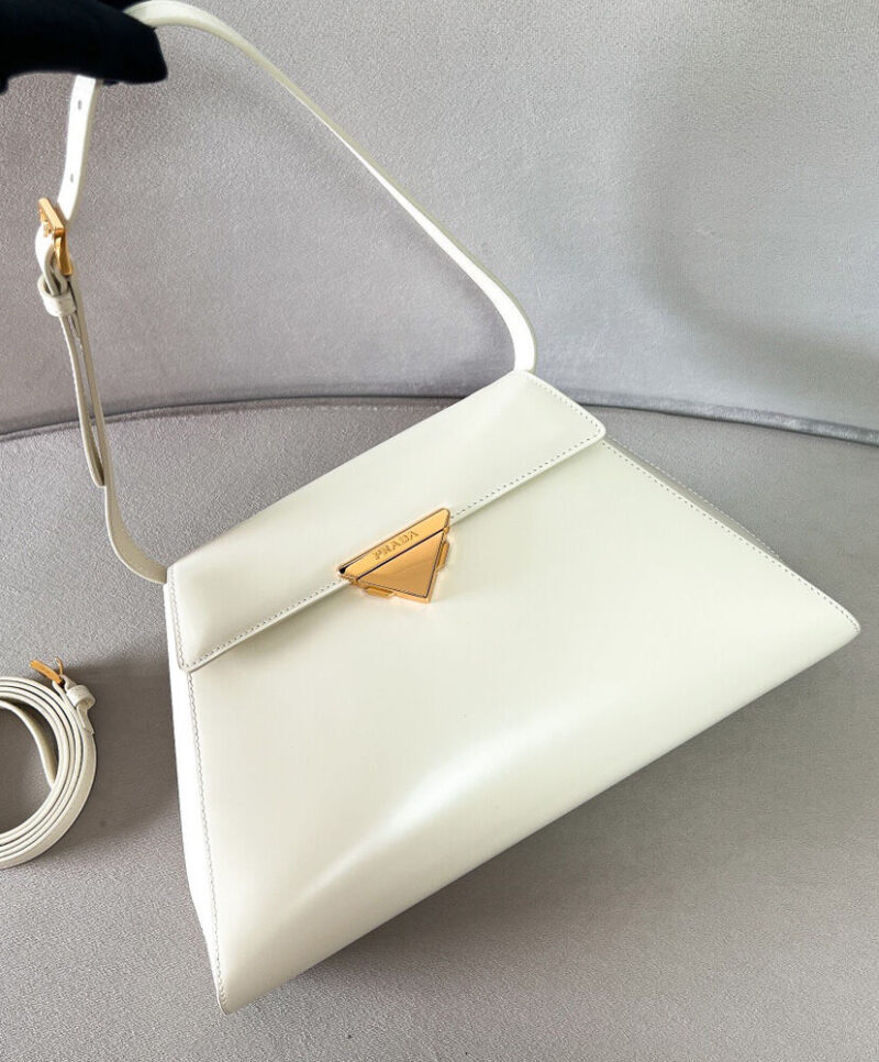Prada Medium Brushed Leather Handbag 1BD343